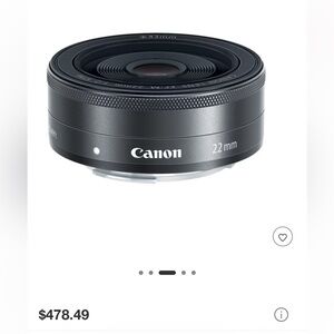 Canon Black Lens with Cap